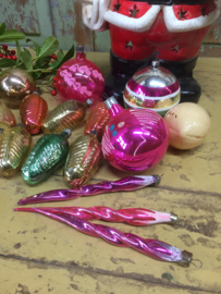 Brocante kerstversieringen