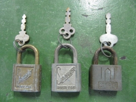 Old metal locks Made in The USA