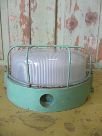 Industriële lamp / groen