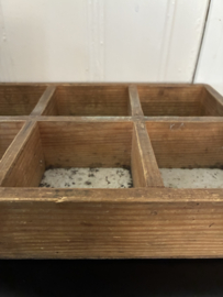 Vintage houten geldbakje