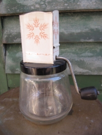 American old brocante nuts mill