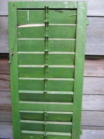 brocante cool set of 2 large green shutters