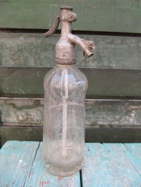 Broken clear spray bottle