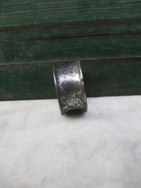 Very old napkin ring, silver plated.