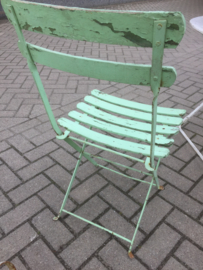Brocante Franse klapstoel