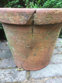 Grote antieke terracotta potten, set van 5