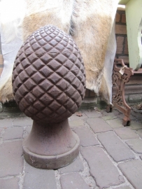 Antique French large cast iron garden ornament