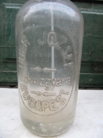 Mooie spuitfles in blank glas met tekst