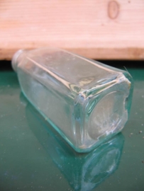 Small square bottle with cork,