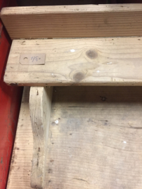 Brocante grenen wastafel