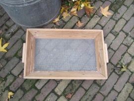 Leuke grote Brocante Franse meelzeef