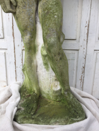 Old concrete statue very beautiful patiné