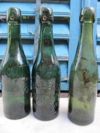 Oude Belgische bierfles van Roey Freres Brasseurs Meerbeek