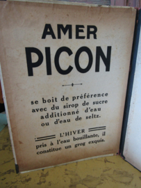 Oude reclame plaat