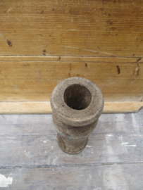 Antique wooden candleholder or ornament