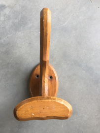 Vintage houten kapstokhaak