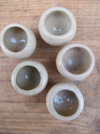 Oude escargots potjes per 5