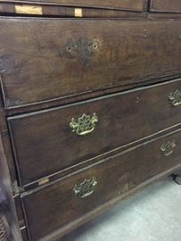 Antieke dressoir, 5 laden