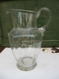 Mooie heldere oude brocante water- of wijnkan small