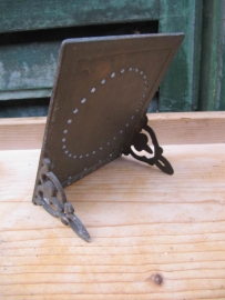 Old brass calendar