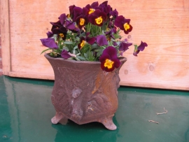 Antique French cast-iron planter