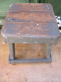 Industriële houten kruk