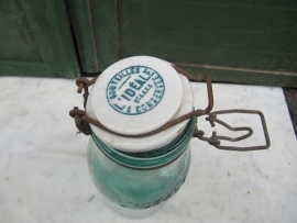 L'Idéale jar 1.5 liter with printed porcelain lid