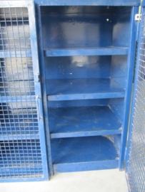 Tough metallic 2 door wardrobe