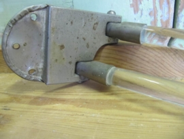 Vintage handdoekenrekje