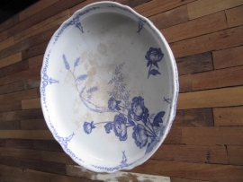 High serving platter Maestrichts pottery series Nemone