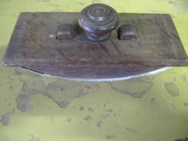 Nice old antique wooden ink rub