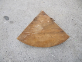 Eikenhouten hoekconsole