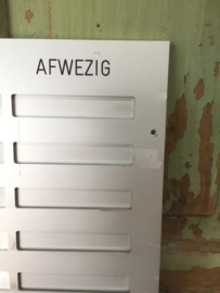Brocant aanwezigheids bord