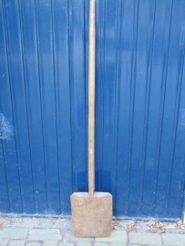 Oude houten ovenschietplank