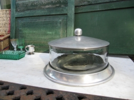 Brocante design presentation bowl with lid