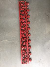 Oude metalen vensterbank/ tuin rand