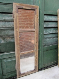 Houten luik met spiegels set van 2