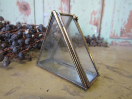 Miniatuur glazen kastje