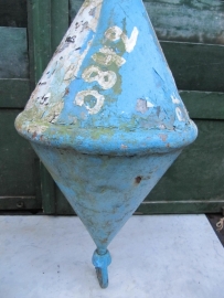Very old cute metal buoy or float.
