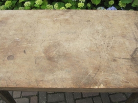 Oude slagers tafel