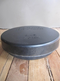 Old round stamp box