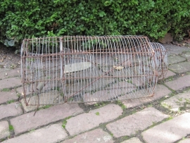 Very old cool galvanized rat trap