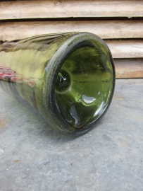 Oude originele Armagnac fles