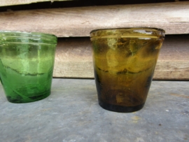 Set of antique glasses