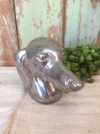 Brocante opener "hond"verchroomd