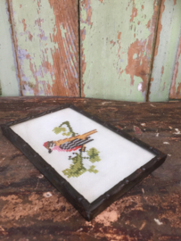 Antiek lijstje met glas