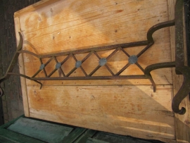 Wrought iron balconies screen