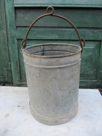 Ancient brocante sinking bucket