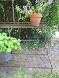 Brocante metal etagere