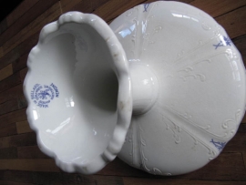 High serving platter Maestrichts pottery series Nemone
